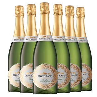 葡萄汁饮料南非原瓶进口金狮园0酒精无醇含气白葡萄汁750ml*6支