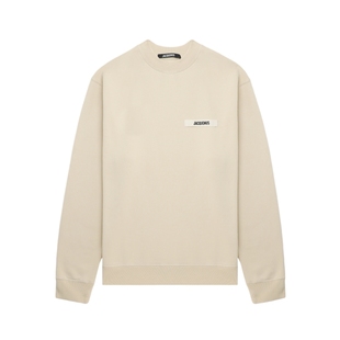 IT JACQUEMUS男装纯色圆领卫衣新款简约基础款休闲套头衫206126MP