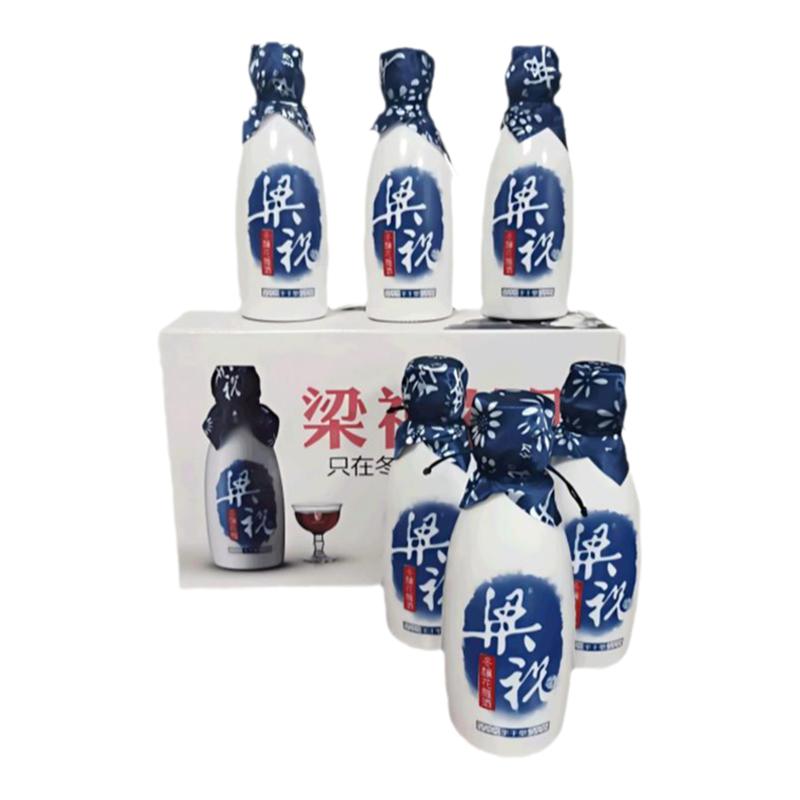 梁祝冬酿花雕酒350ml*6瓶正宗手工糯米老酒 绍兴特产送礼整箱黄酒