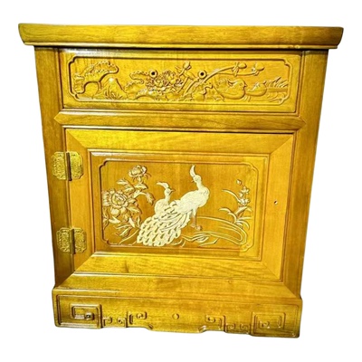 金丝楠小叶桢楠中式榫卯双人床