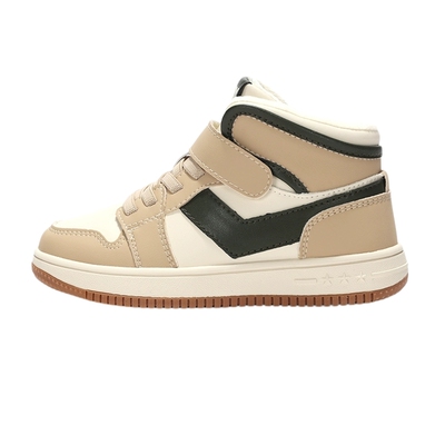 pony童鞋男童女童板鞋儿童运动鞋大童高帮加绒板鞋休闲鞋234K1CW5