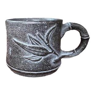 安化冰碛岩杯子水杯礼品马克杯家用创意个性茶杯中式泡茶杯复古杯