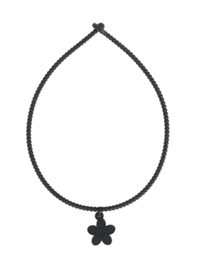 TWENTYONEAUGUST 韩国设计师原创简约笑脸小花雏菊项链颈链CHOKER