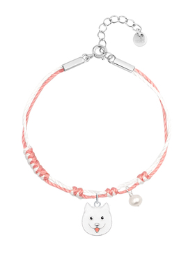 THISNESS纯银萨摩耶手链