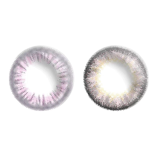 美瞳日抛30片装紫色系大直径清透感10片装一次cos彩色隐形眼镜qy