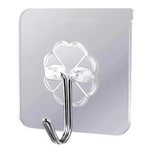 【活动价】家用挂钩强力粘胶免打孔承重透明无痕粘贴墙壁挂勾贴钩