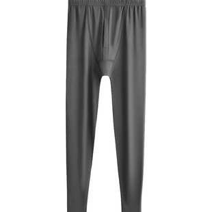 雅鹿秋裤男士无痕保暖裤男款打底裤内穿线裤男式薄款加绒衬裤冬季