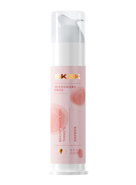 BKSK炫白牙膏去黄清新亮白护齿