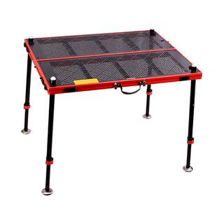 海锐钓台2025新款镂空超轻黑拉便携可折叠多功能加厚铝合金钓鱼台