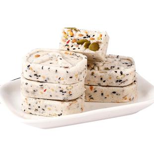 甄磨坊坚果茯苓芡实八珍糕无蔗糖糕点老人代餐饼干休闲零食品小吃