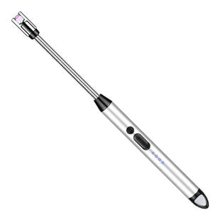 新款家用电子脉冲点火器户外防风充电打火机无明火带保险打火器