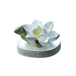 荷花汽车中控台摆件车载香薰内饰品装饰扩香石摆件香水莲蓬花香氛