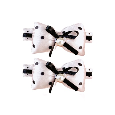 蝴蝶结发夹=韩系氛围感~