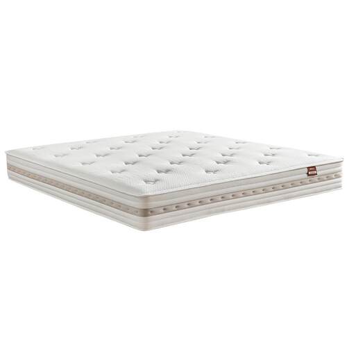 全友家居护脊天然椰棕床垫硬垫子家用厚20cm席梦思弹簧乳胶床垫