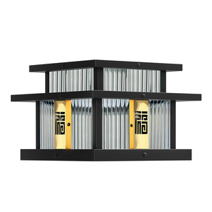 新款太阳能柱头灯户外防水别墅庭院灯室外大门口两侧柱子灯围墙灯