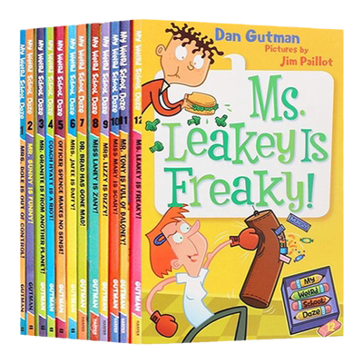 英文原版12册儿童章节小说书