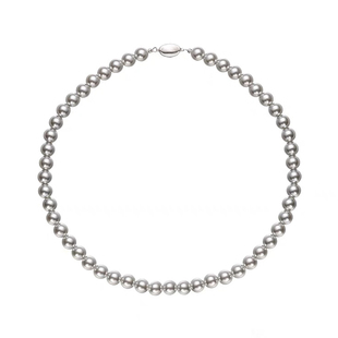 Moment 真多麻 施家灰色珍珠项链毛衣链颈链饰品配饰轻奢小众新款