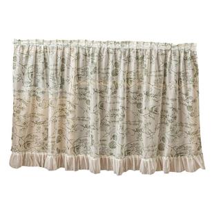 柜子遮挡帘免打孔魔术贴橱柜鞋架书架蕾丝防尘帘置物架杂物遮丑帘