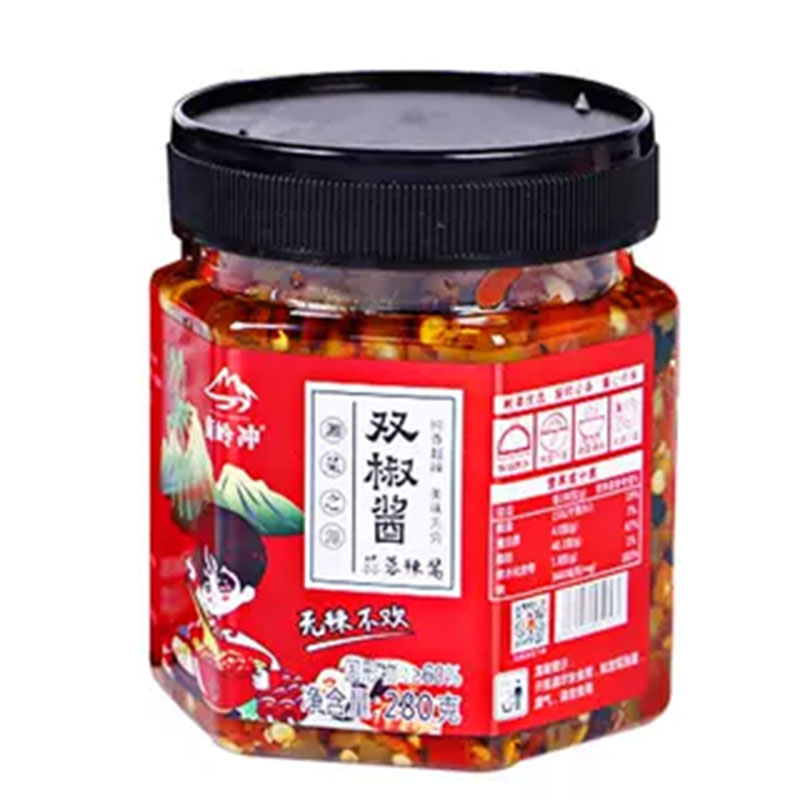 湖南剁椒拌面夹馍农家瓶装