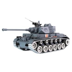 大号遥控坦克美式M60 梅卡瓦可开炮充电金属履带模型男孩玩具车
