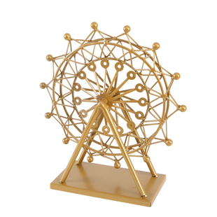 轻奢摩天轮摆件旋转大模型办公室桌面摆设电视酒柜装饰品结婚礼物