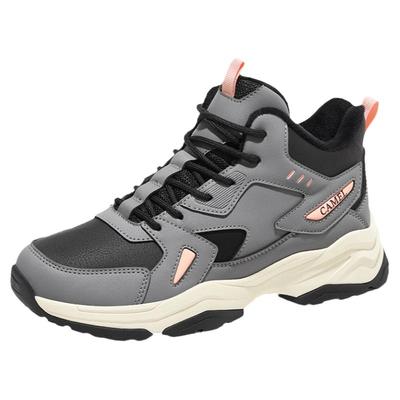 登山鞋加绒保暖女士登山鞋骆驼