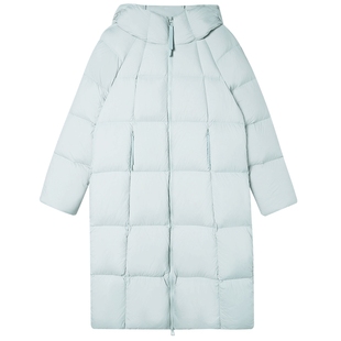 【冰川·圣境】白鹿语云朵泡芙羽绒服25秋冬新款长款连帽加厚外套