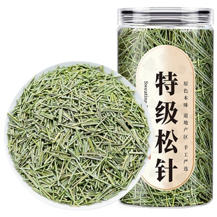 秦岭松针茶特级正品野生的功效马尾松天然中药材叶干粉官方旗舰店