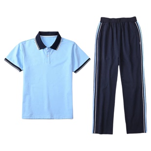 江西省南昌市夏款统一校服套装男女同款小学中学短袖裙裤运动校服