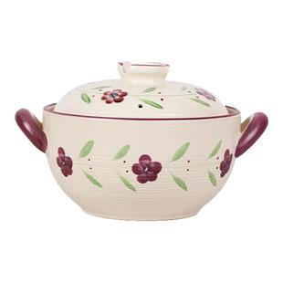 顺祥陶瓷砂锅家用燃气灶专用耐高温干烧不裂大号煲汤锅日式高颜值