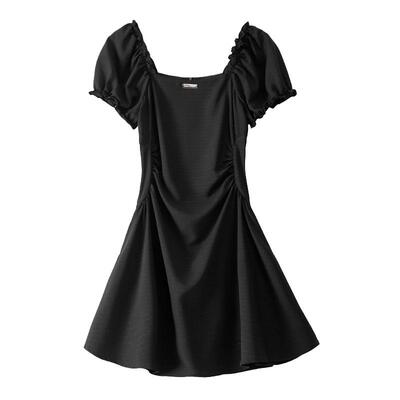 法式复古赫本风连衣裙