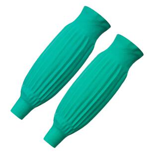 乳胶防水防腐蚀套袖耐油耐酸碱皮袖套橡胶护袖厨房水产袖套加长款