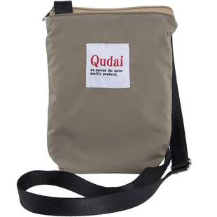 韩版斜挎包女2025新款夏季简约百搭防水散步手机包布艺迷你小包包