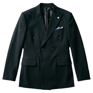 双排扣商务正装新郎西服套装男修身痞帅高级感伴郎结婚礼服小西装