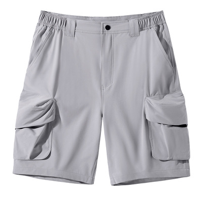 骆驼男装山系多口袋工装短裤男轻薄透气休闲宽松五分裤子2025夏款