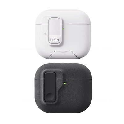 2025新款适用于苹果airpodspro3保护套3代耳机套Airpods4透明硅胶保护壳绒毛磁吸四代降噪版pro2充电锁扣蓝牙