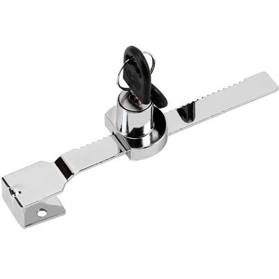 卧式雪糕冰柜锁冰箱锁防盗免打孔