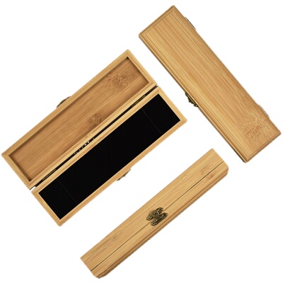 楠竹盒定制长方形翻盖木盒子定做