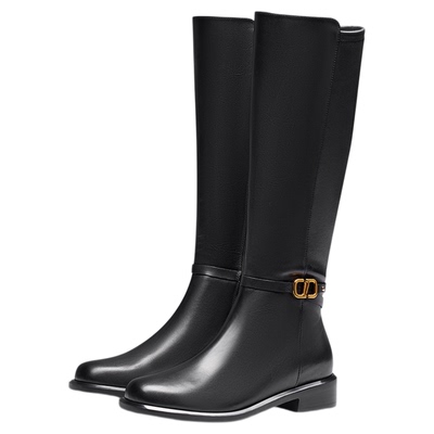 蹀愫羊绒中低跟舒适女鞋靴子