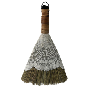 迷你小型扫把家用清洁草编扫帚簸箕园艺花园创意摆件桌面除尘笤帚