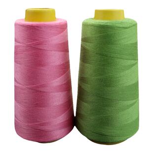 家用402手缝线宝塔线针线缝纫机白线衣服被子黑线锁边结实平车线