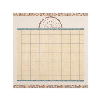 微喷蜡染书法作品纸小楷方格宣纸