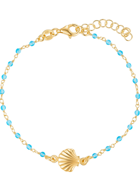 意大利进口925银贝壳回声手链