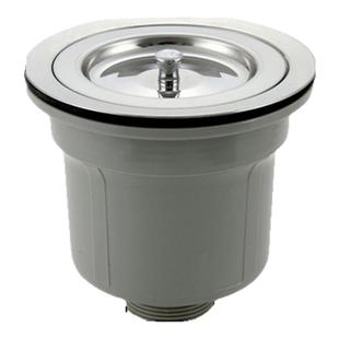 志邦墨林厨房304不锈钢水槽140mm下水器洗菜盆配件洗菜池提篮落水