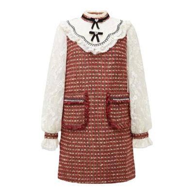 LULUALWAYS甜美小香风连衣裙