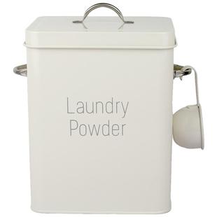 北欧风小号米桶5kg洗衣粉桶3kg面粉桶3kg防潮防锈送同款材质小勺