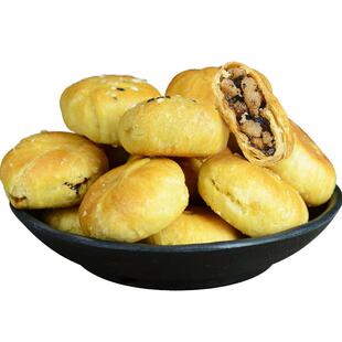 【缙云起酥饼500g】金华小酥饼缙云梅干菜小烧饼薄酥饼黄山烧饼