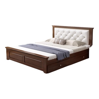 新中式实木床双人床单人床