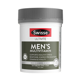Swisse斯维诗男士复合维生素120片多重营养元素提升活力重塑体魄