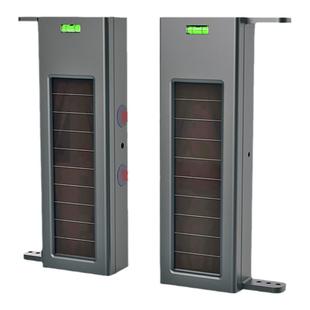 黑铁砖太阳能无线红外对射户外围墙门窗红外防盗探测安防报警系统